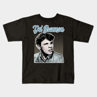 Del Shannon - Rock-n-Roll Nostalgia Graphic Design Kids T-Shirt